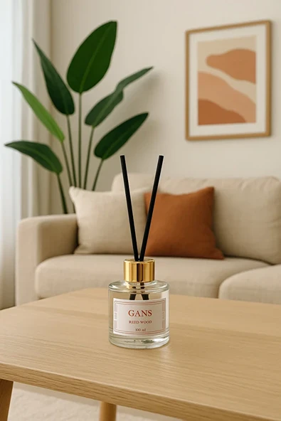 Red Wood Çubuklu Oda Kokusu 100 ml, Reed Diffuser - Resim 2