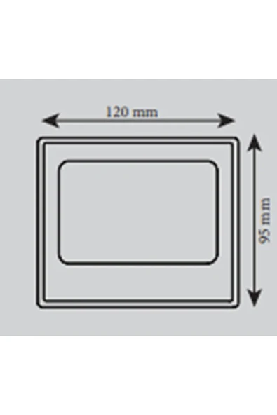 20W LED Projektör - Resim 4