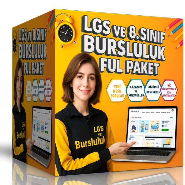 8. Sınıf Bursluluk ve LGS Hazırlık Ful Seti ürün görseli 1