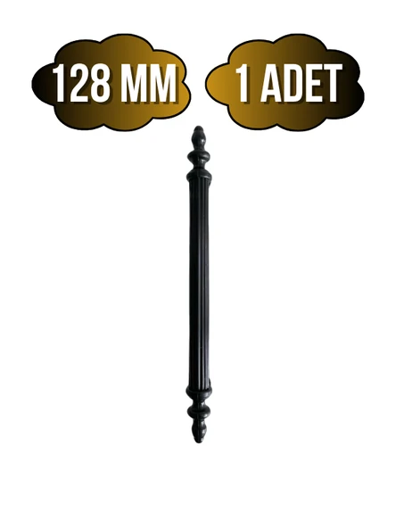 Plastik Siyah Kulp Mobilya ve Dolap Kulpu(SİYAH)(96MM - 128MM - 160MM) Siyah 128mm 128mm - 1 ADET ürün görseli 1