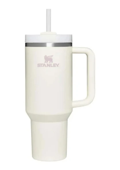 Stanley Quencher 1.18 lt Pipetli Termos Bardak Krem ürün görseli 1