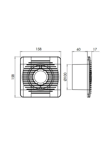 100 mm 4inç Havalandırma Aspiratörü - Resim 3