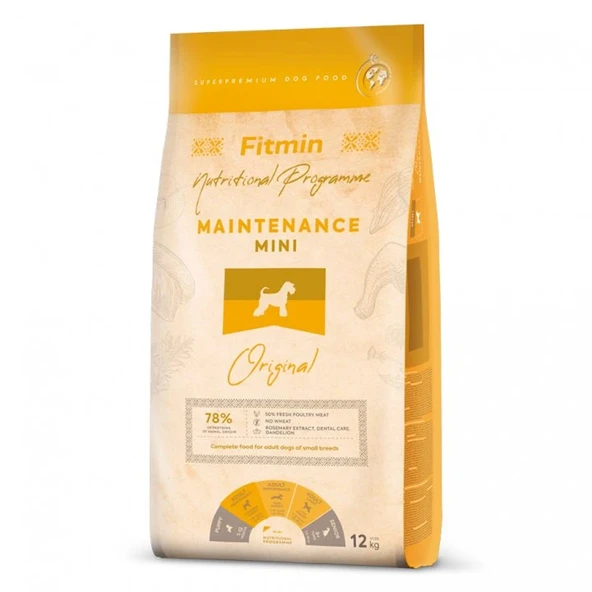 Fitmin Mini Taze Tavuk Etli Ufak Irk Yetişkin Köpek Maması 12 Kg ürün görseli 1