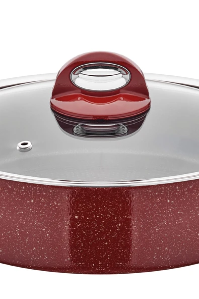 Titan Granit Basık Tencere 30 Cm - Resim 3