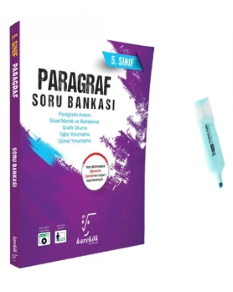 5.Sınıf Paragraf Soru Bankası (Yeni Müfredat) ürün görseli 1