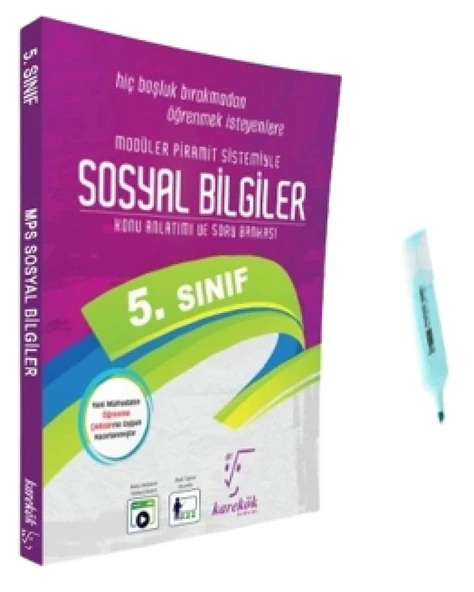 5.Sınıf Sosyal Bilgiler MPS Konu Anlatımlı Soru Bankası (Yeni Müfredat) ürün görseli 1