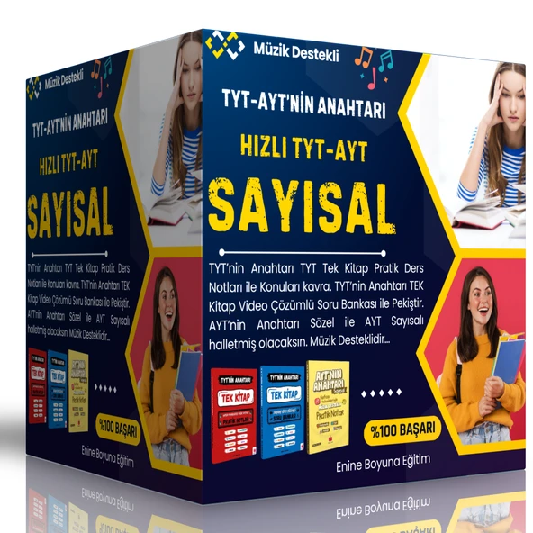 TYT’nin Anahtarı Süper 2’li & AYT’nin Anahtarı Sayısal Tüm Dersler Tek Kitap ürün görseli 1