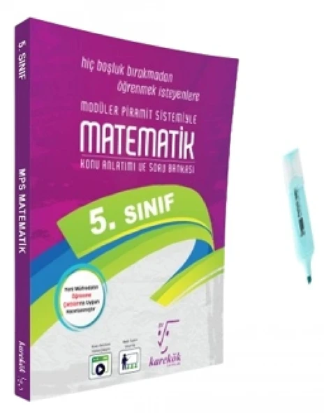 5.Sınıf Matematik MPS Konu Anlatımlı Soru Bankası (Yeni Müfredat) ürün görseli 1