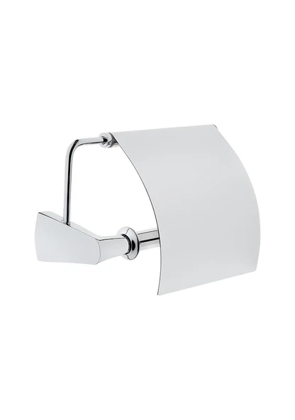 VitrA Base 800 Kapaklı Tuvalet Kağıtlığı Krom A44086 ürün görseli 1