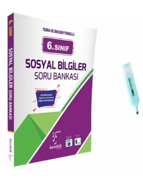 6.Sınıf Sosyal Bilgiler Soru Bankası (Yeni Müfredat) ürün görseli 1