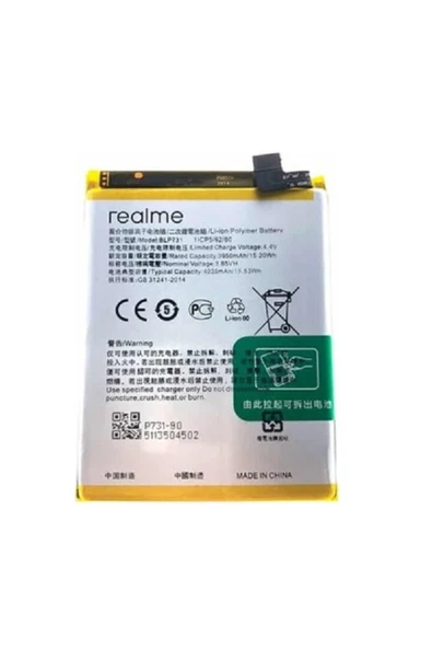 Realme 5 Pro Pil Batarya BLP731 ürün görseli 1