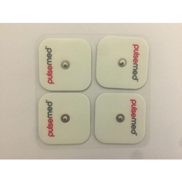 Çıtçıtlı Tens Cihazı Yedek Elektrot- 5x5 Çıtçıtlı Tens Pedi 4 Lü Paket ürün görseli 1