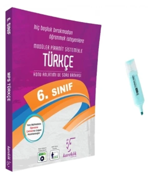 6.Sınıf Türkçe MPS Konu Anlatımlı Soru Bankası (Yeni Müfredat) ürün görseli 1