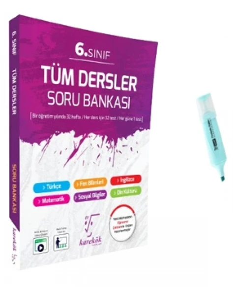 6.Sınıf Tüm Dersler Soru Bankası (Yeni Müfredat) ürün görseli 1