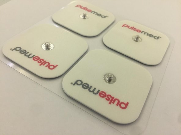 Pulsemed Çıtçıtlı Tens Pedi Çıtçıtlı Tens Elektrodu 4 Adet (10lu Kutu) ürün görseli 1