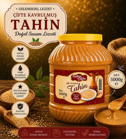 SABIROĞLU 5000 GR BOZKIR TAHİNİ ürün görseli 1