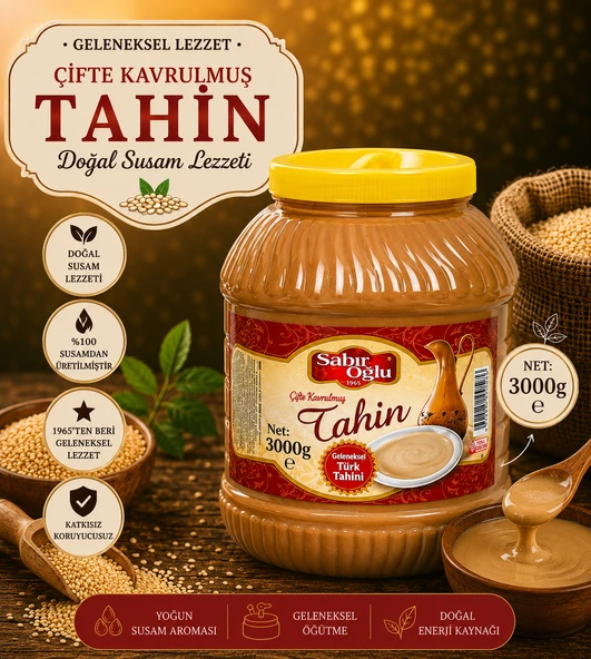 SABIROĞLU 3000 GR BOZKIR TAHİNİ ürün görseli 1