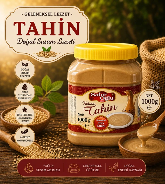 SABIROĞLU 1000 GR BOZKIR TAHİNİ ürün görseli 1