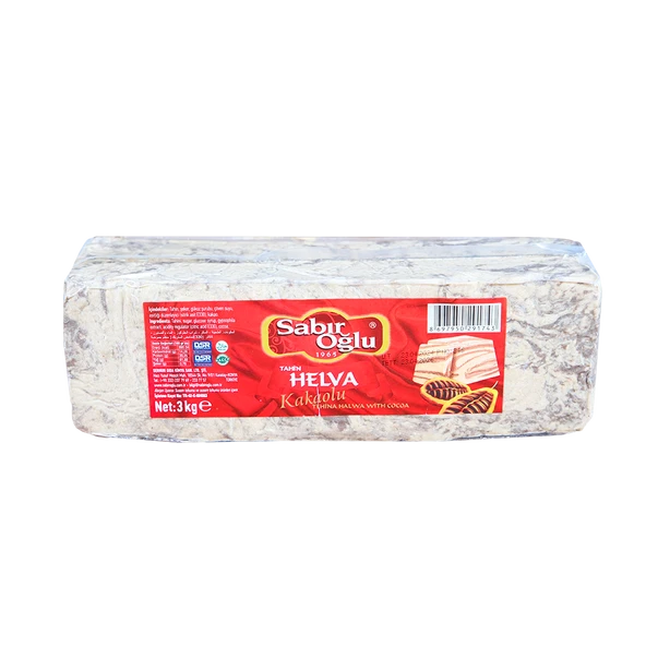 SABIROĞLU KAKAOLU BLOK HELVA 3000 GR - Resim 3