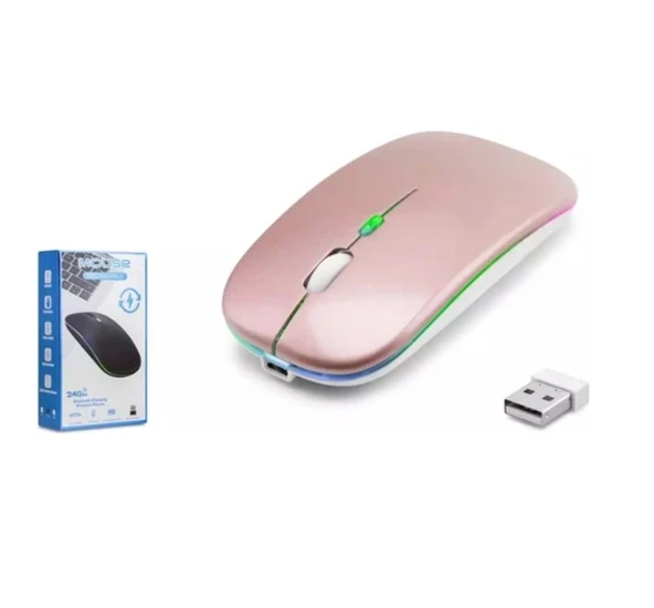ZR215 Cba100 Rgb Rose Gold Şarjlı Mouse ürün görseli 1