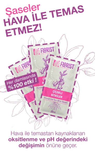 Florist çiçekli bitkiler besini - Resim 3