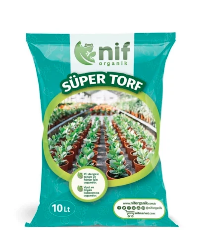 nif organik süper torf 10 litre ürün görseli 1