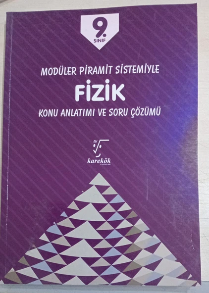 9. Sınıf FİZİK Modüler piramit sistemiyle Konu Anlatımı ve Soru Çözümü Karekök Yayınları ürün görseli 1