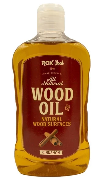 Rox Wood 0121 Tarçınlı Doğal Ahşap Yağı 500 ml ürün görseli 1