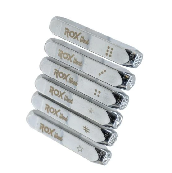 Rox Wood 0190 İşaretleme Zımba Seti 6 mm - 6 Parça ürün görseli 1