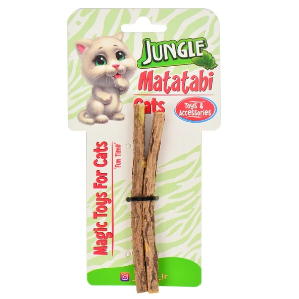 Jngm 022 Jungle Matatabi Cats Stick 2Li Medium ürün görseli 1
