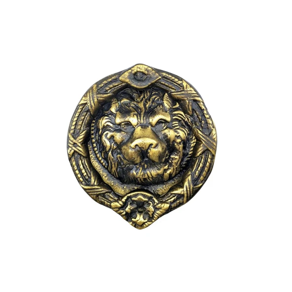 Antika Tarz Dekoratif Pirinç Aslan Kapı Tokmağı, Taktak - 185 mm, Antik ürün görseli 1