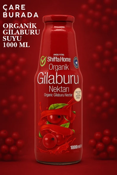 Organik Gilaburu Nektarı 1000 Ml ürün görseli 1