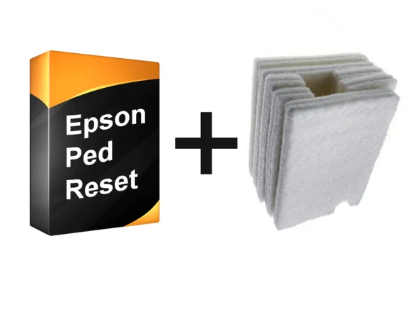 Epson L3151 Yazıcı Için Atık Mürekkep Pedi ve Reset Programı Keçe + Program ürün görseli 1