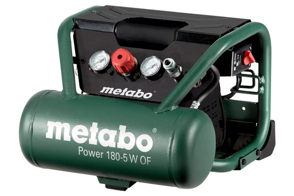 METABO POWER 180-5 W OF Sessiz Kompresör 5 Litre ürün görseli 1