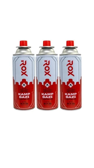 ROX Kamp Ocak Gazı Valfli Kartuş 227gr - 3 Adet ürün görseli 1