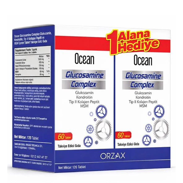 Ocean Glucosamine Complex 60 + 60 Tablet ürün görseli 1