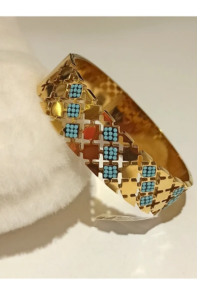 Monalisa Home Gold Renk Lüks Figürlü Gösterişli  Bileklik ürün görseli 1