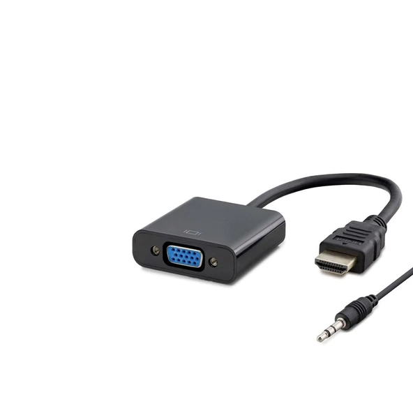 Hdmı To Vga F Çevirici + Audıo PS4 5V Güç Girişli 1080P HDX7806 ürün görseli 1