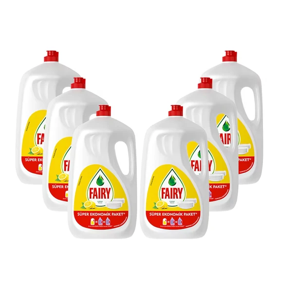 Fairy Sıvı Bulaşık Deterjanı Limonlu 2600 ml 6 Adet ürün görseli 1