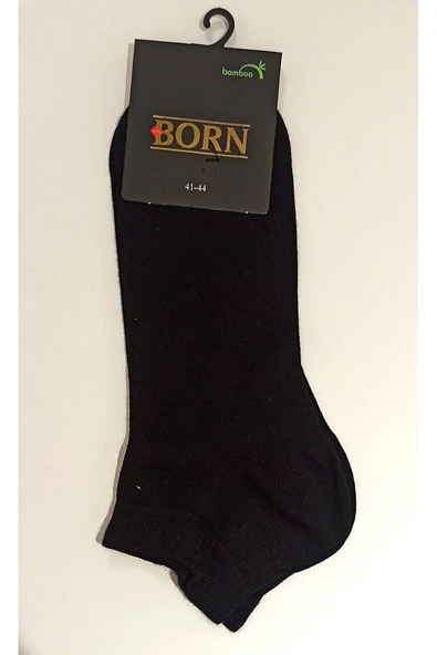 Monalisa Home Bamboo Siyah 41-44 Patik Çorap ürün görseli 1