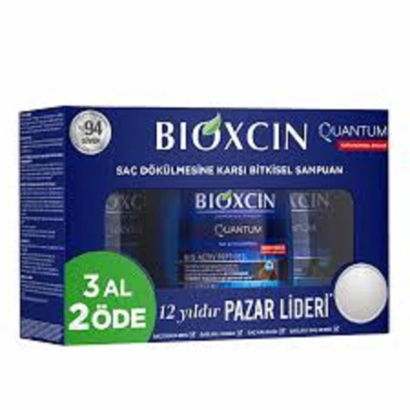 Bioxcin Quantum Kuru Saçlar İçin Şampuan 300 ml - 3 Al 2 Öde (Özel Fiyat Etiketli) ürün görseli 1