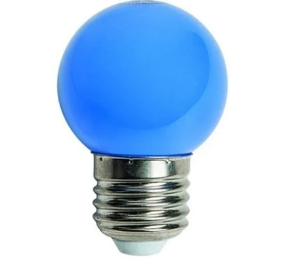 20 Adet KENDAL KNL 380 Led 1W Gece Ampul Mavi Işık E27 Duy ürün görseli 1