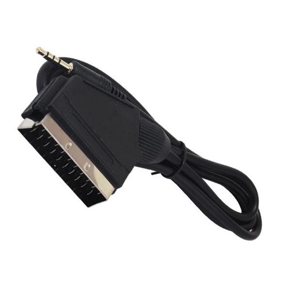 3.5 Mm Stereo Erkek/scart Kablo 1.2 Metre Scart To 3.5mm Uzun Jack Uydu Alicisi Av Kablo ürün görseli 1