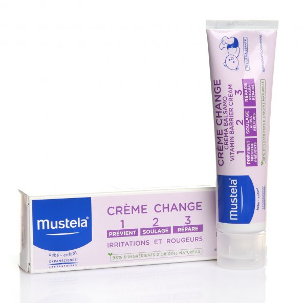 Mustela 1.2.3 Vitamin Barrier Pişik Kremi 100 ML ürün görseli 1