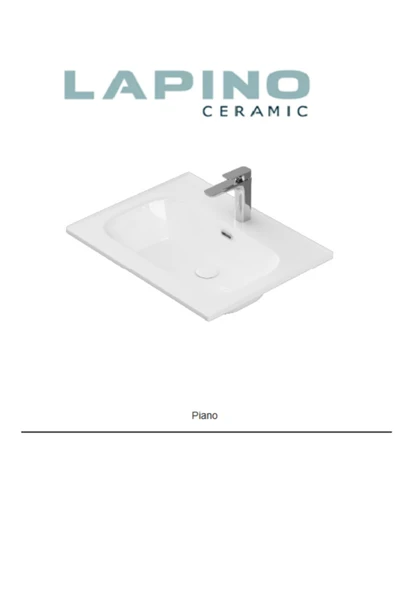 Esvit Esvit Lapino Piano 60 Cm Lavabo ürün görseli 1
