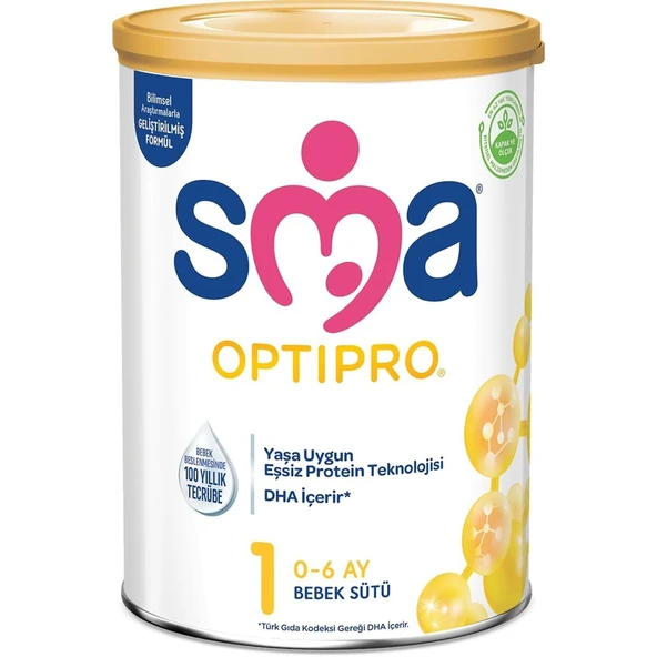 SMA Optipro 1 0-6 Ay Prebiyotikli Bebek Sütü 400 gr ürün görseli 1