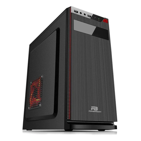 PowerBoost VK-B001S 300W USB 2.0 ATX Mid Tower Siyah Kasa ürün görseli 1
