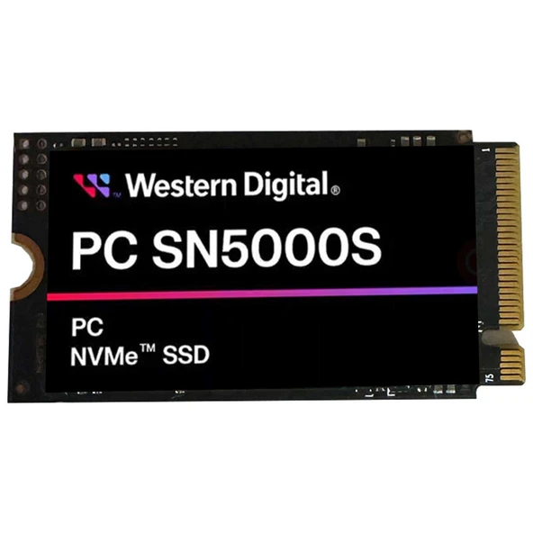 WD SN5000S 512GB 6000/4200MB/s Gen4x4 M.2 22x42 SSD ürün görseli 1