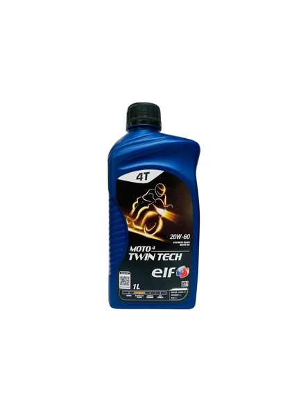 ELF MOTO 4 TWIN TECH 20W-60 1L ürün görseli 1