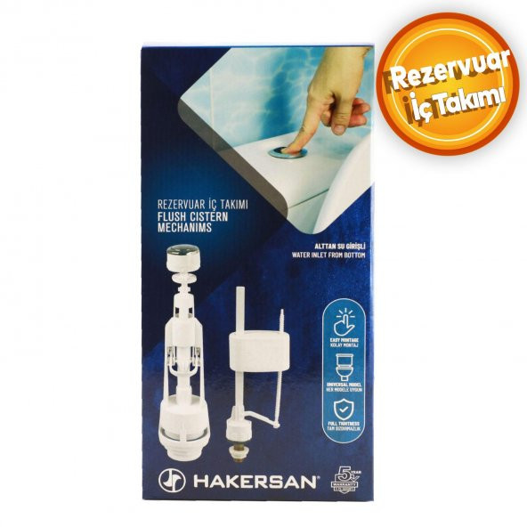 Hakersan Rezervuar Basmalı İç Takım Klozet Sifon İç Takımı ürün görseli 1